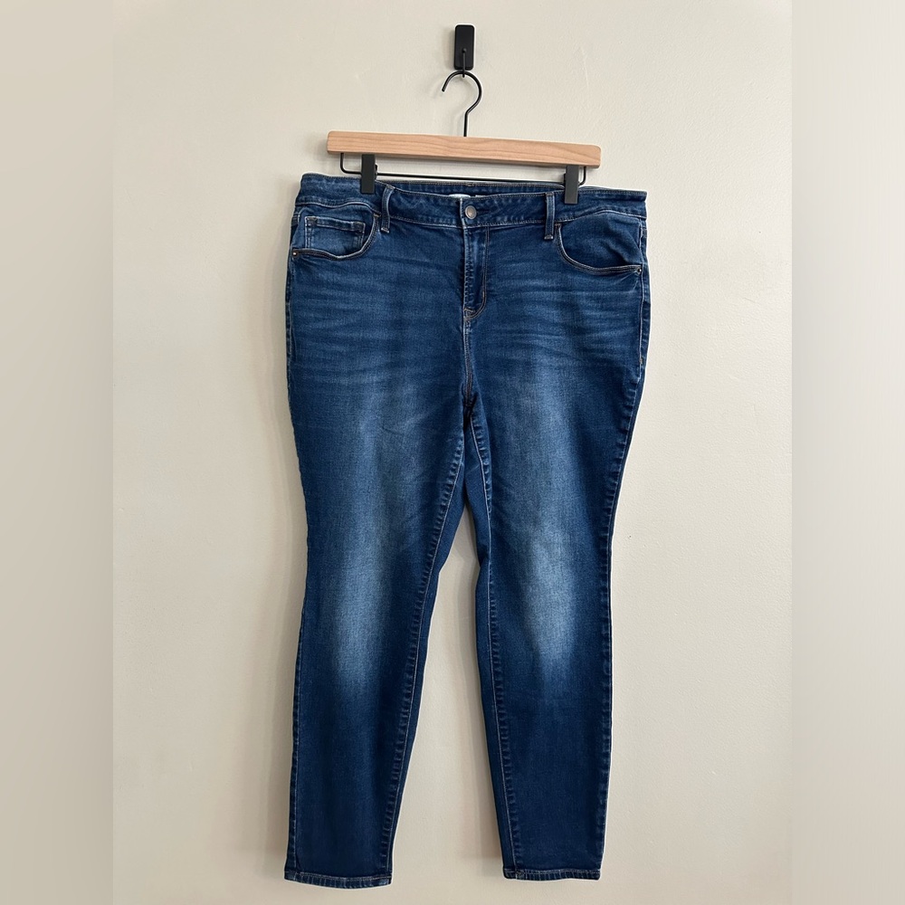 Old Navy Rockstar super skinny high rise, 16 petite, medium wash